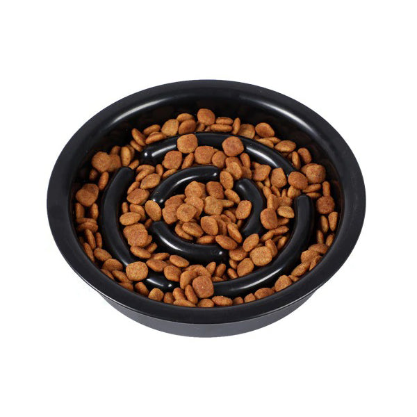 Silicone Slow Feeding Dog Bowl for Wet and Dry Food - Easy Cleanup